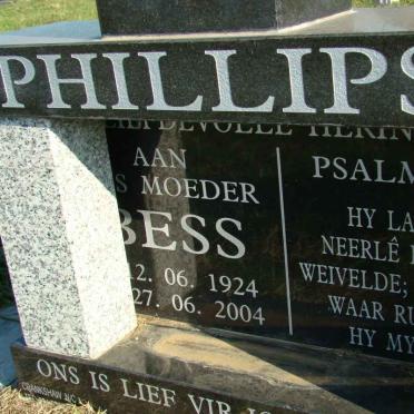 PHILLIPS Bess 1924-2004 