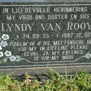 ROOYEN Lyndy, van 1974-1997