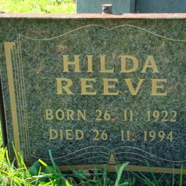 REEVE Hilda 1922-1994