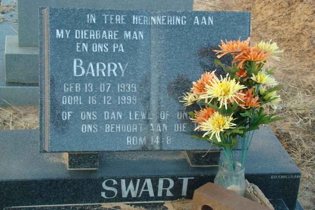 SWART Barry 1939-1999