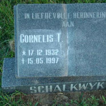 SCHALKWYK Cornelis T. 1932-1997