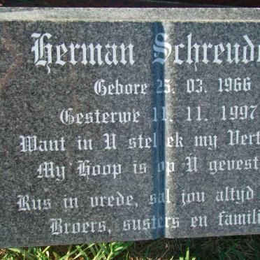 SCHREUDER Herman 1966-1997