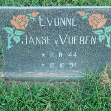 VUEREN Evonne, Janse van 1944-1994