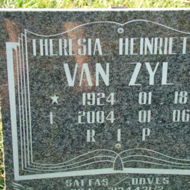 ZYL Theresia Heinrietta, van 1924-2004