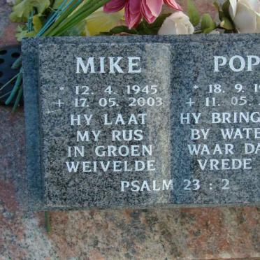 ? Mike 1945-2003 &amp; Pop 1931-2003