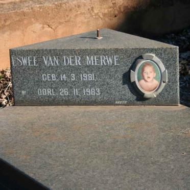 MERWE Eswee, van der 1981-1983
