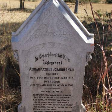RALL Adrian Mathijs Johannes 1819-1906