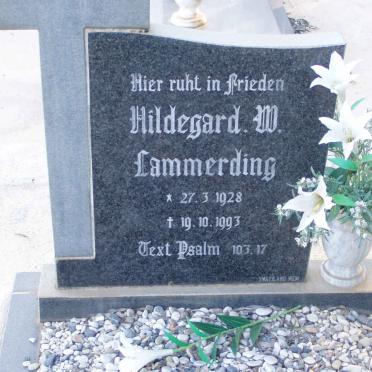LAMMERDING Hildegard W. 1928-1993