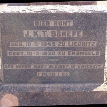 SCHEPE  J.K.T. 1845-1920