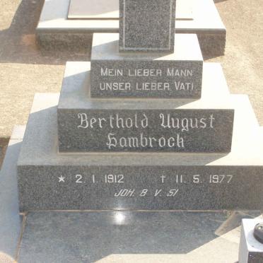 HAMBROCK Berthold August 1912-1977