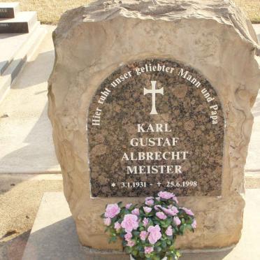 MEISTER Karl Gustaf Albrecht 1931-1998