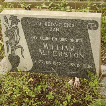 ALLERSTON William 1943-1986