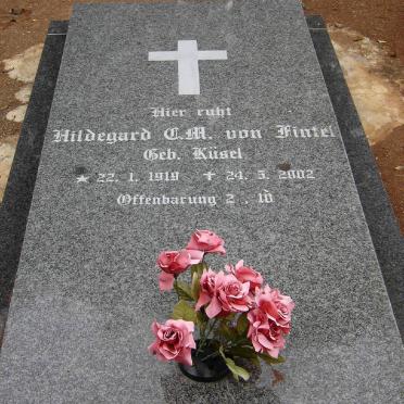 FINTEL Hildegard C.M., von nee KUSEL 1919-2002