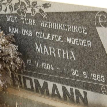 HOMANN Martha 1904-1983