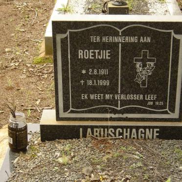 LABUSCHAGNE Roetjie 1911-1999