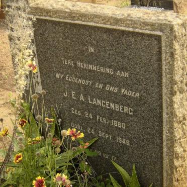 LANGENBERG J.E.A. 1860-1946
