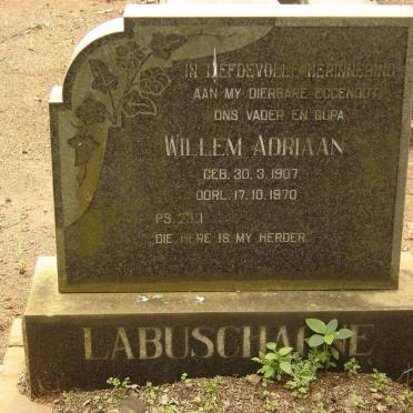 LABUSCHAGNE Willem Adriaan 1907-1970