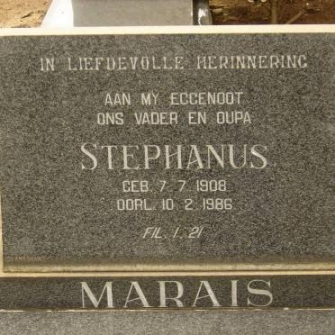 MARAIS Stephanus 1908-1986