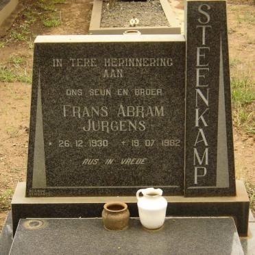 STEENKAMP Frans Abram Jurgens 1930-1982