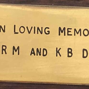 DUNCAN R.M. & K.B.