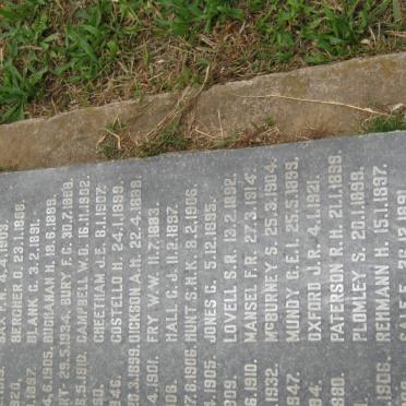 MEMORIAL TO MEMBERS OF THE NATAL MOUNTED POLICE AND NATAL POLICE