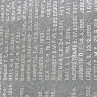 MEMORIAL TO MEMBERS OF THE NATAL MOUNTED POLICE AND NATAL POLICE