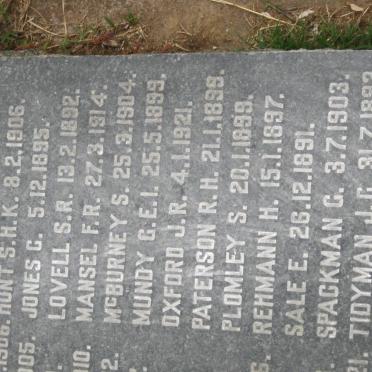 MEMORIAL TO MEMBERS OF THE NATAL MOUNTED POLICE AND NATAL POLICE