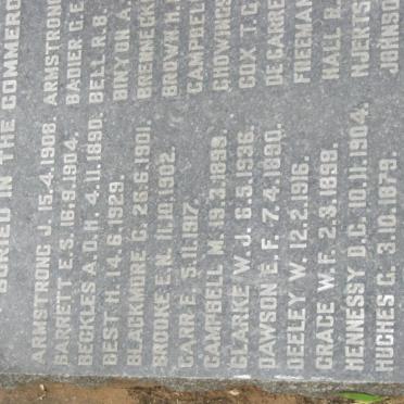 07. Memorial to the Natal Mounted Police and Natal Police buried in Commercial Road Cemetery