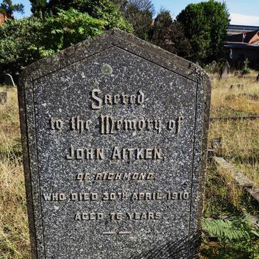 AITKEN John -1910