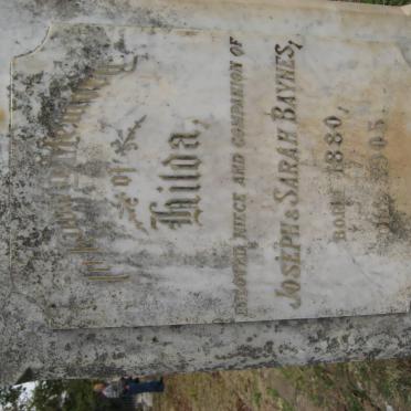 BAYNES Hilda 1880-1905