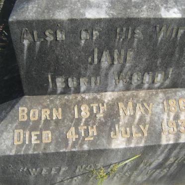 BADGER Jane nee WOOD 1861-1938 :: BADGER Joseph George
