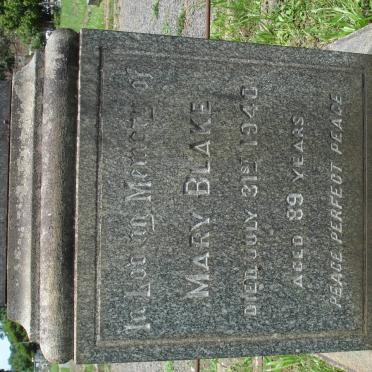 BLAKE Mary -1940