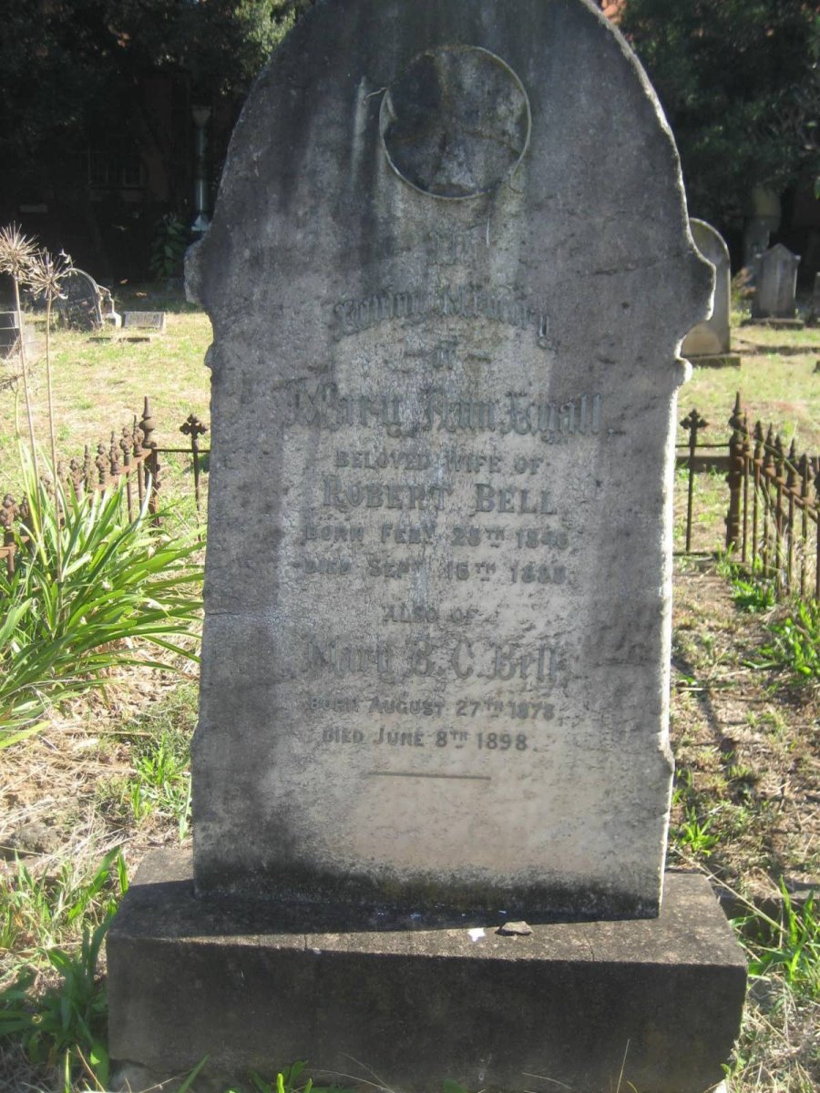 BELL Mary Ann ? 1846-1888 :: BELL Mary B.C. 1878-1898