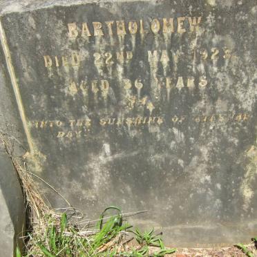 BARTHOLOMEW Mary Violet -1923