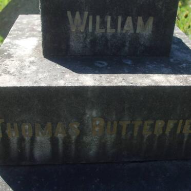 BUTTERFIELD William Thomas 1855-1893