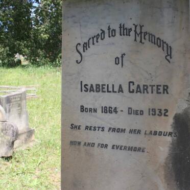 CARTER Isabella 1864-1932