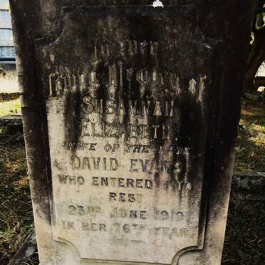 EVANS Susannah Elizabeth -1919