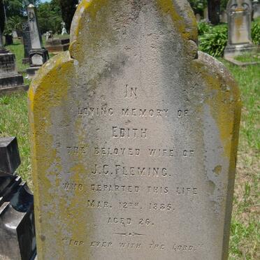 FLEMING Edith -1885