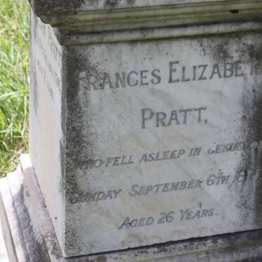 PRATT Frances Elizabeth -187?