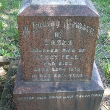FELL Sarah -1913
