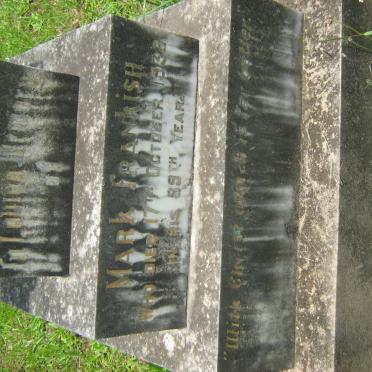 FRANKISH Mark -1932 &amp; Mary Jane -1934
