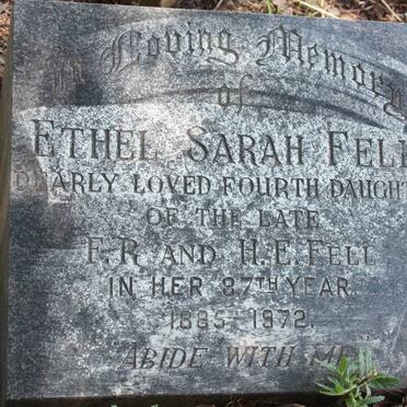 FELL Ethel Sarah 1885-1972
