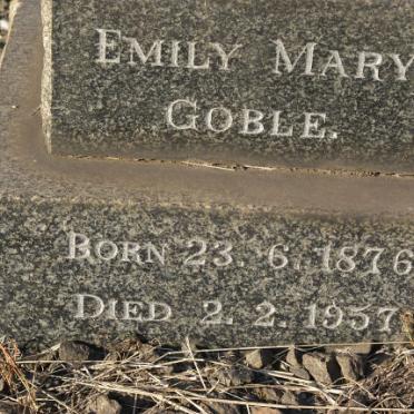 GOBLE Emily Mary 1876-1957