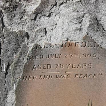 HARDEN ? -1905