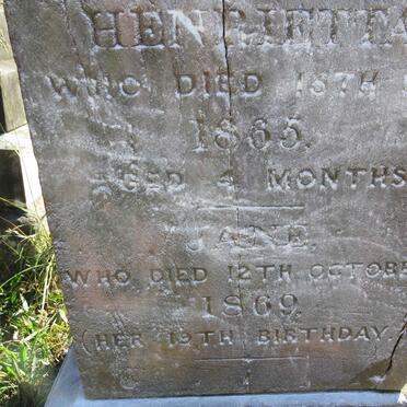 HOLLIDAY Alfred -1863 :: HOLLIDAY Henrietta -1865 :: HOLLIDAY Jane -1869 _4