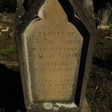 HODGKINS Ethelbert Francis -1878