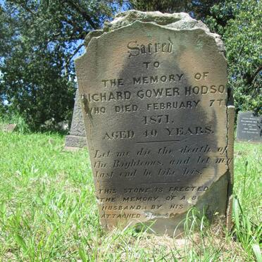 HODSON Richard Gower -1871