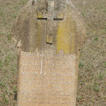 HANNAFORD George Robert -1900