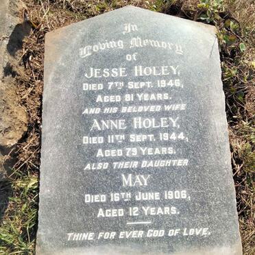 HOLEY Jesse -1946 & Anne -1944 :: HOLEY May -1906