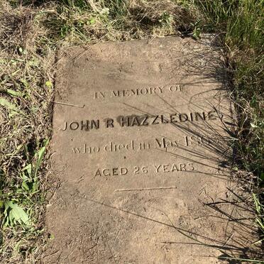 HAZZLEDINE John R. -1863